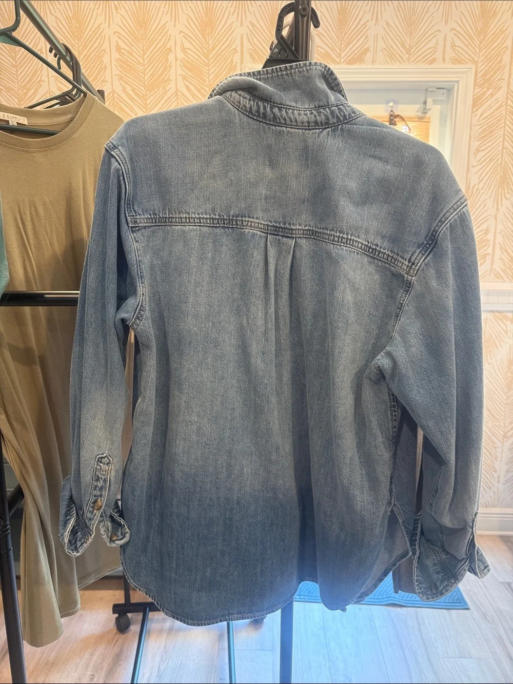 Universal Thread Light Blue Denim Shacket - Picture 3 of 5